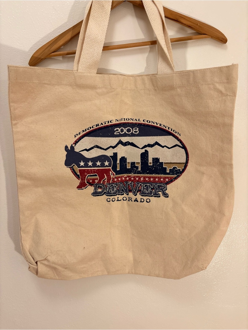2008 Democratic National Convention Denver Colorado Canvas Tote